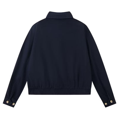 [New] Ami Small Heart Logo Cropped Jacket
