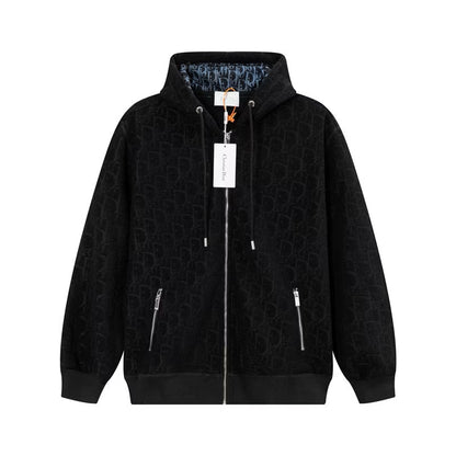 [New] Dior Oblique Zip Up Hoodie