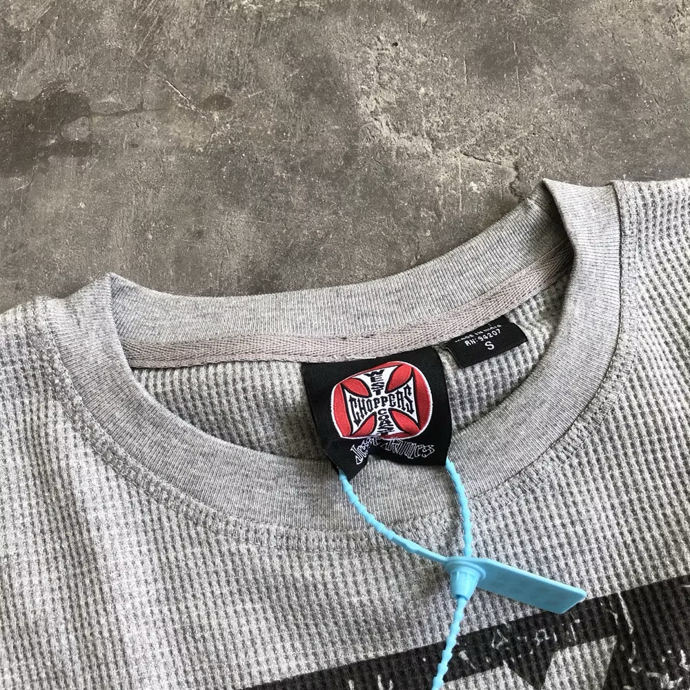 [New] West Coast Choppers Waffle Longsleeve Tee