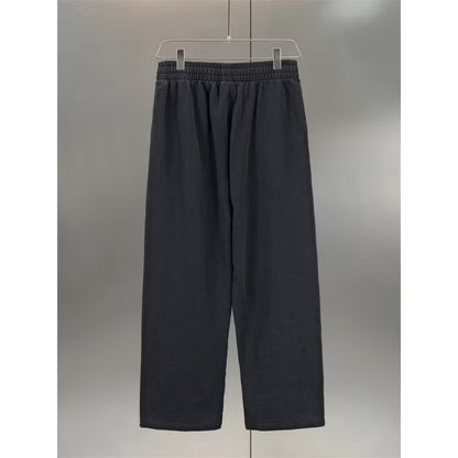 [New] Balenciaga Embroidered Logo Relaxed Pants