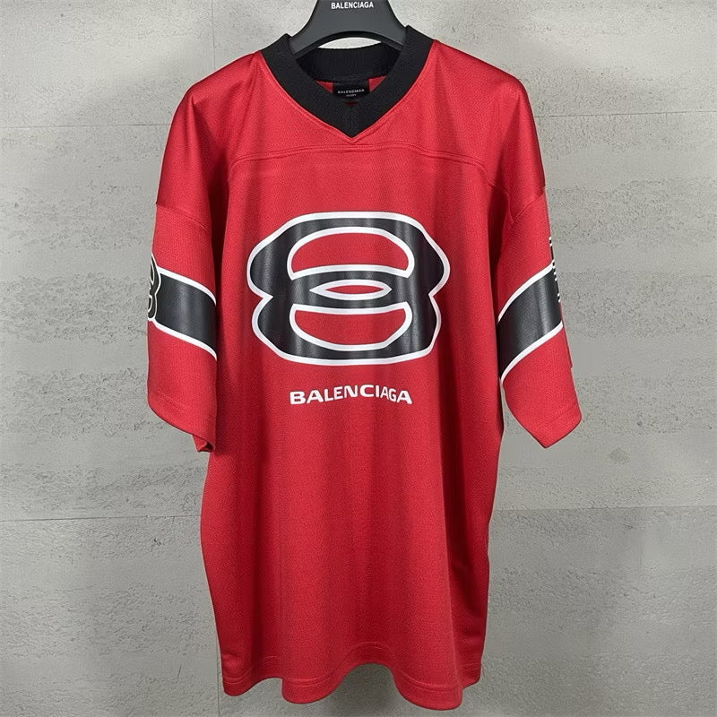 [New] Balenciaga '25' Football Jersey Tee