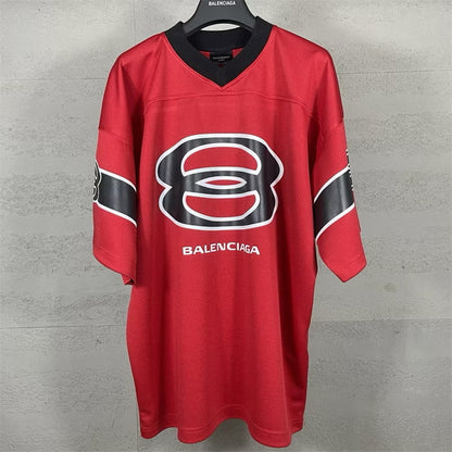 [New] Balenciaga '25' Football Jersey Tee