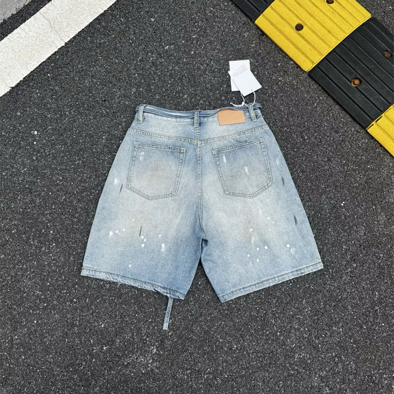 [New] Acne Studios Wide Denim Shorts