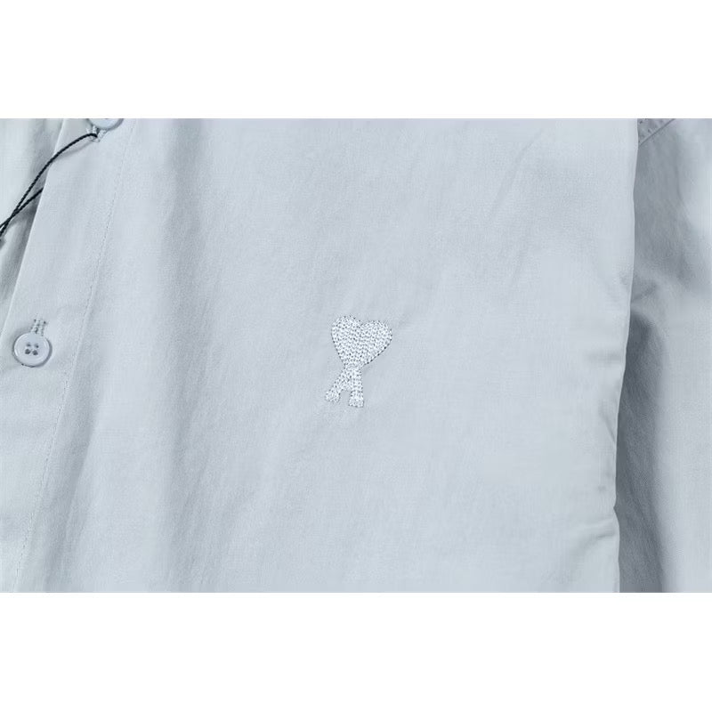 [New] A m i Paris Mini Logo Polo Longsleeve