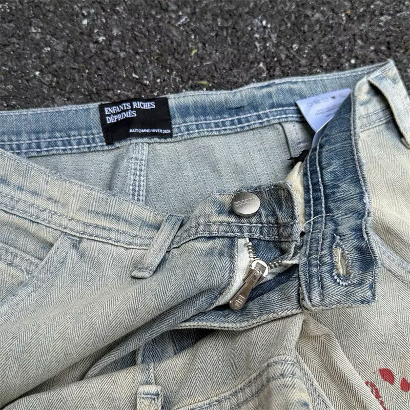 [New] Enfants Riches Deprimes Distressed Carpenter Jeans