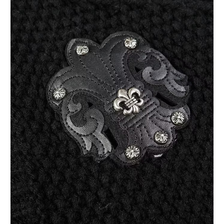 [New] Chrome Hearts Distressed Cardigan