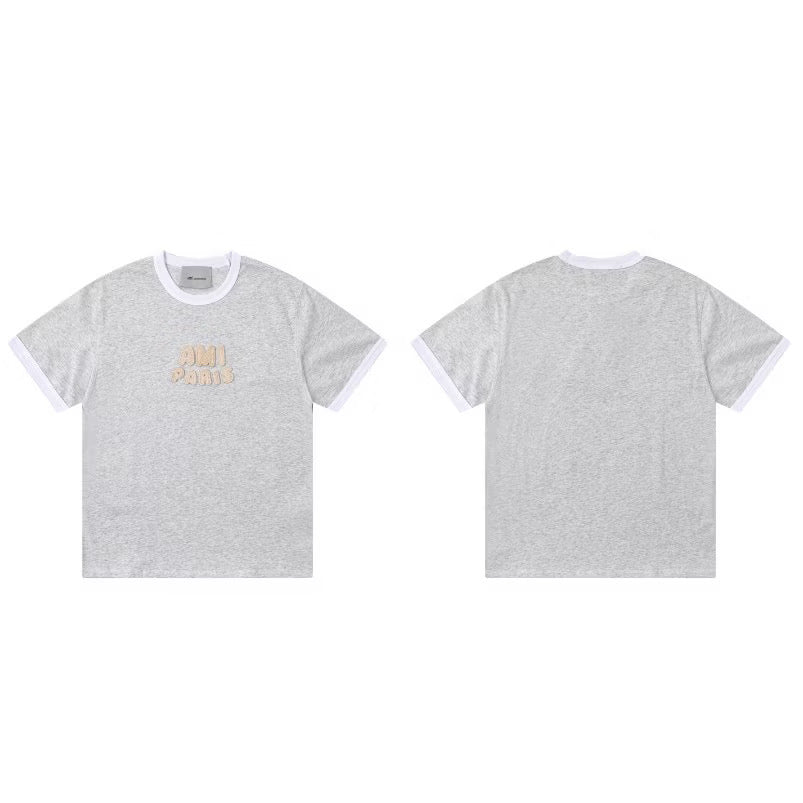 [New] Ami Paris Applique Logo Tee