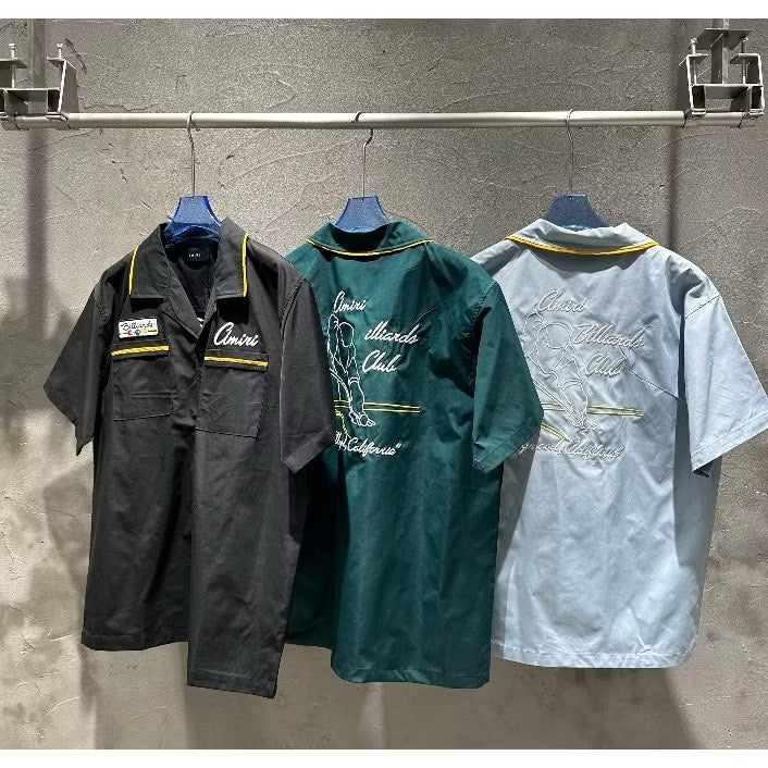 [New] Amiri Billiards Camp Shirt