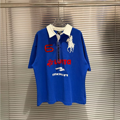 [New] Mowalola ATL Polo Shirt