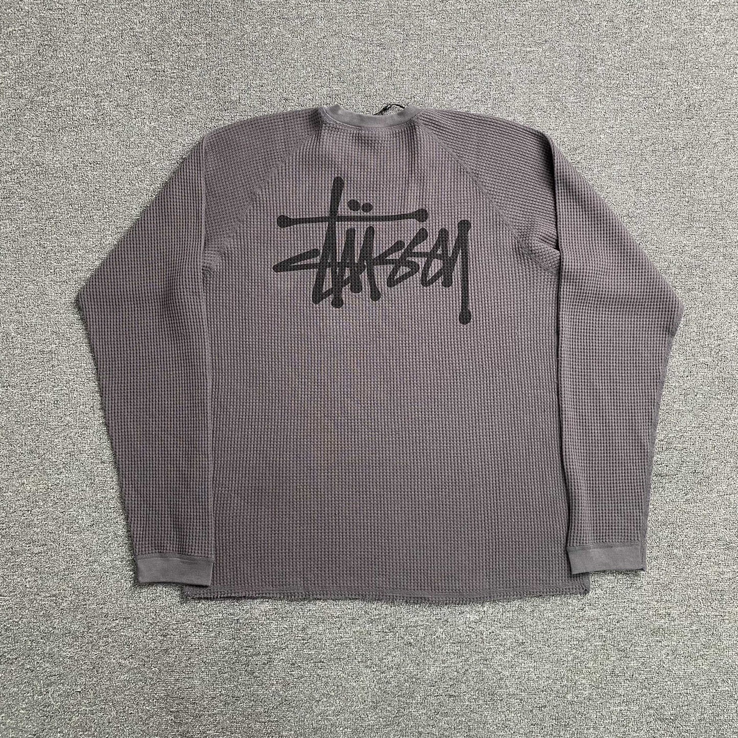 [New] Stussy Waffle Longsleeve Tee