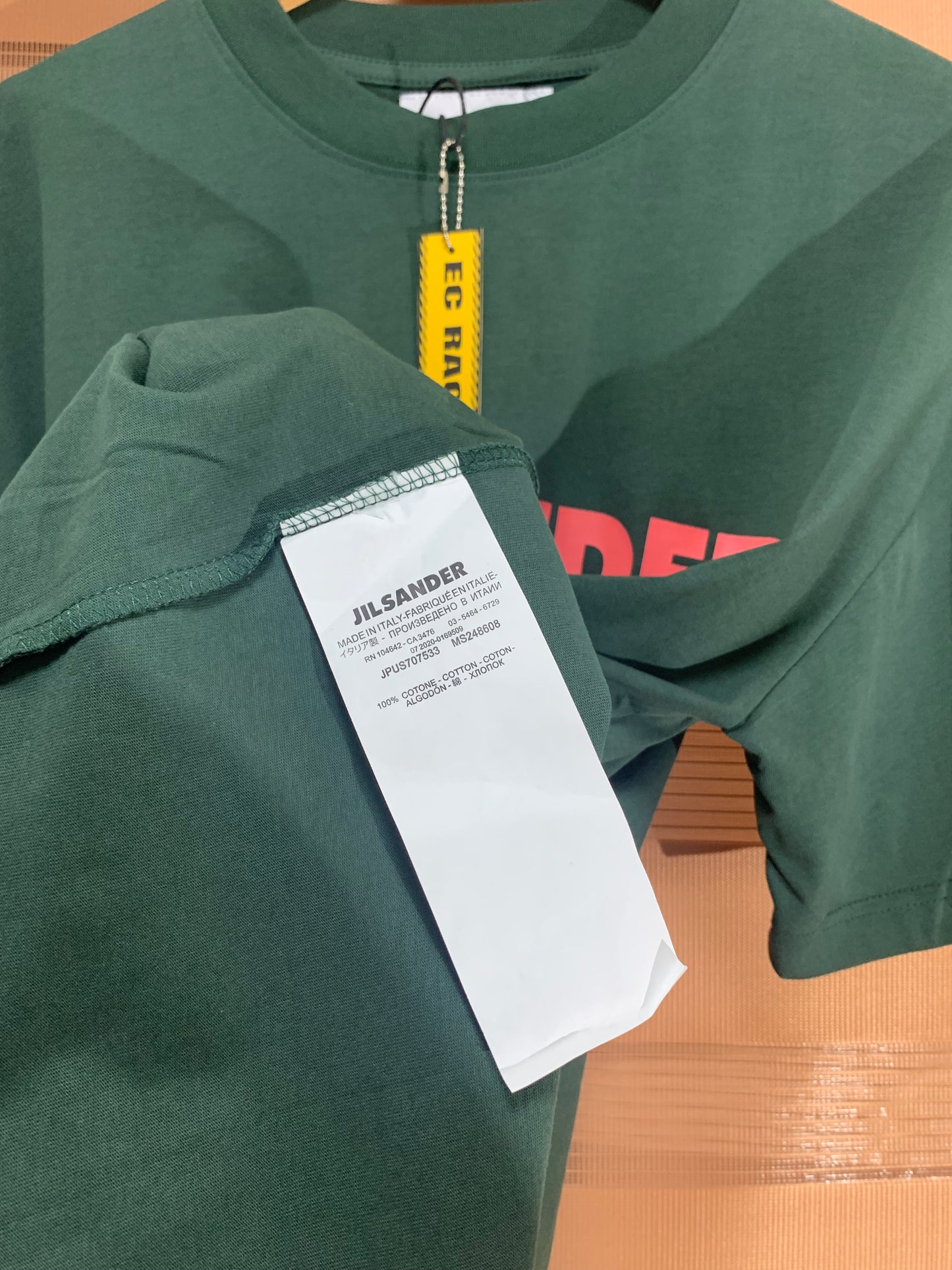 Jil Sander Logo Tee (Green)