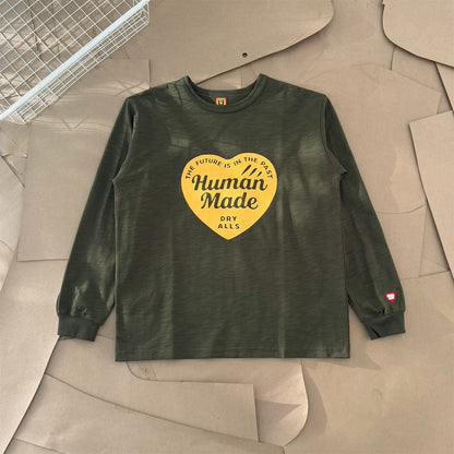 [New] Human Made Graphic Heart Longsleeve Tee