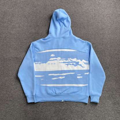 [New] Corteiz Big Logo Zip Up Hoodie