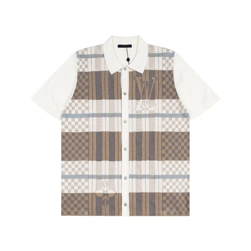 [New] Louis V Jacquard Buttondown Shirt