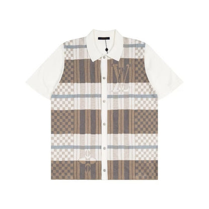 [New] Louis V Jacquard Buttondown Shirt