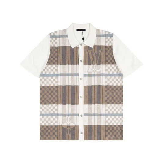 [New] Louis V Jacquard Buttondown Shirt