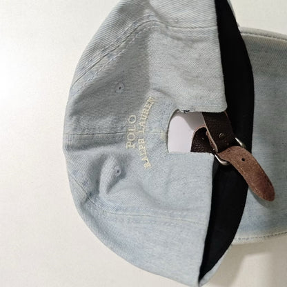 [New] Polo Ralph Lauren Bear Denim Cap