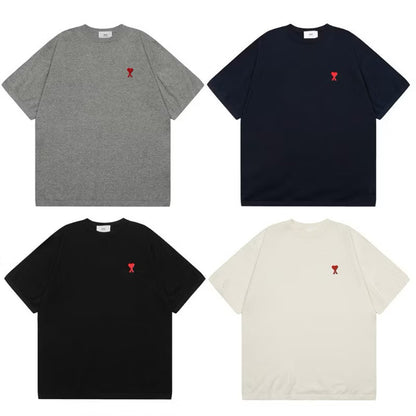 [New] Ami Small Heart Logo Knitted Tee