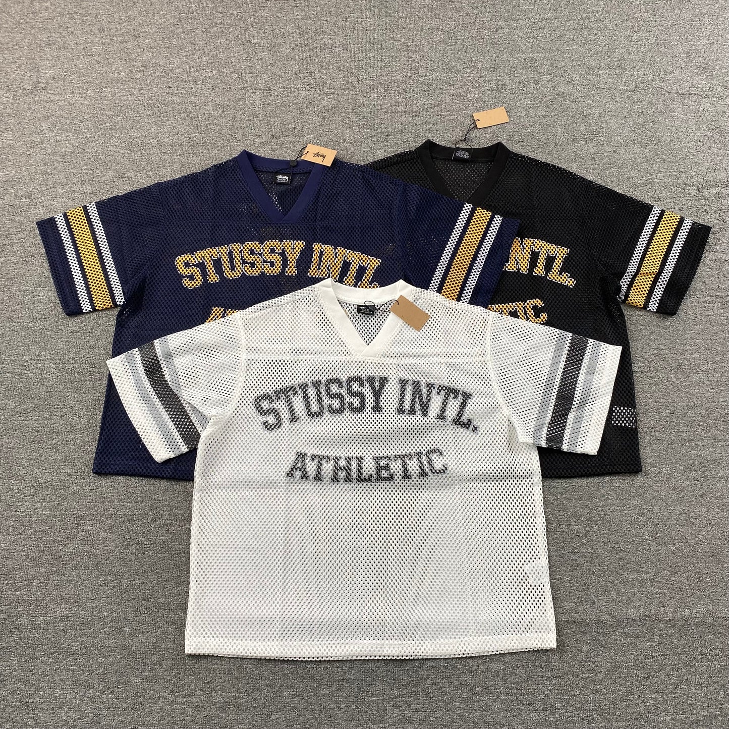 [New] Stussy Athletic Mesh Jersey Tee