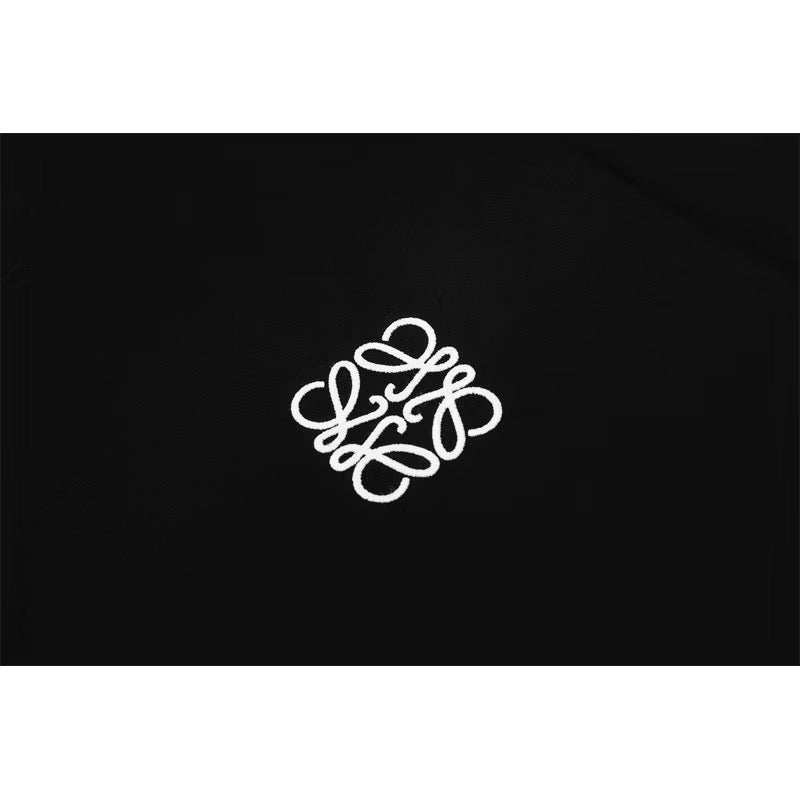 [New] Loewe Embroidered Logo Sweatshirt (Black)