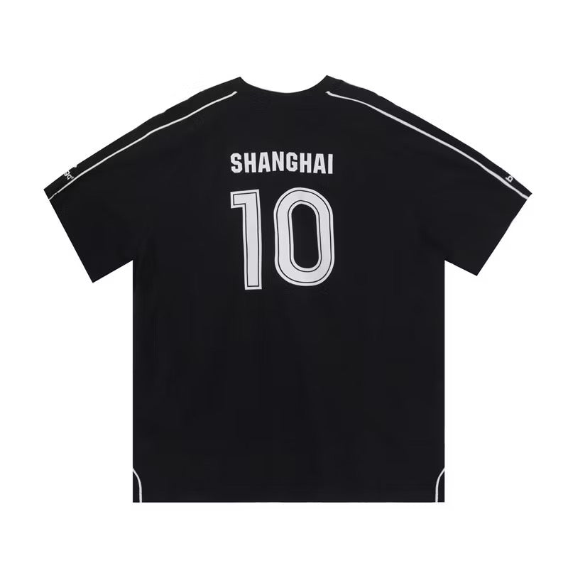 Balenciaga Football Jersey Tee (Black)