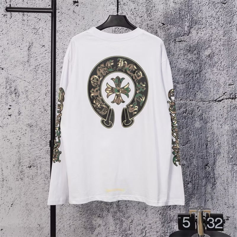 [New] Chrome Hearts 'Camou' Longsleeve Tee