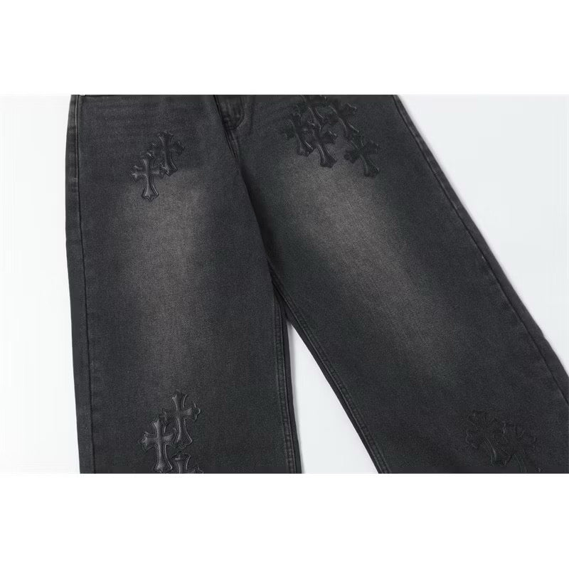 New] Chrome Hearts Cross Pants (Black)