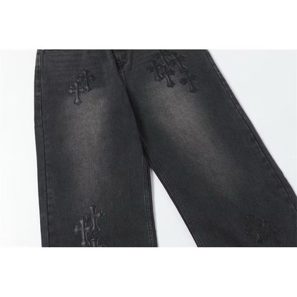 New] Chrome Hearts Cross Pants (Black)