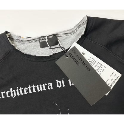 [New] Enfants Riches Deprimes Boxy Cropped Sweatshirt