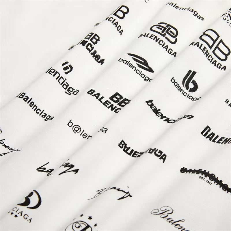 [New] Balenciaga Archive Logo Tee