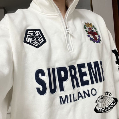 [New] Supreme 'Milano' Quarter Zip Sweatshirt