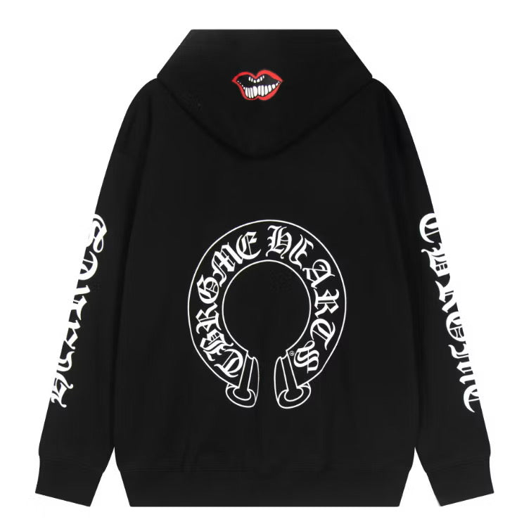 [New] Chrome Hearts ‘Lips’ Pull Over Hoodie