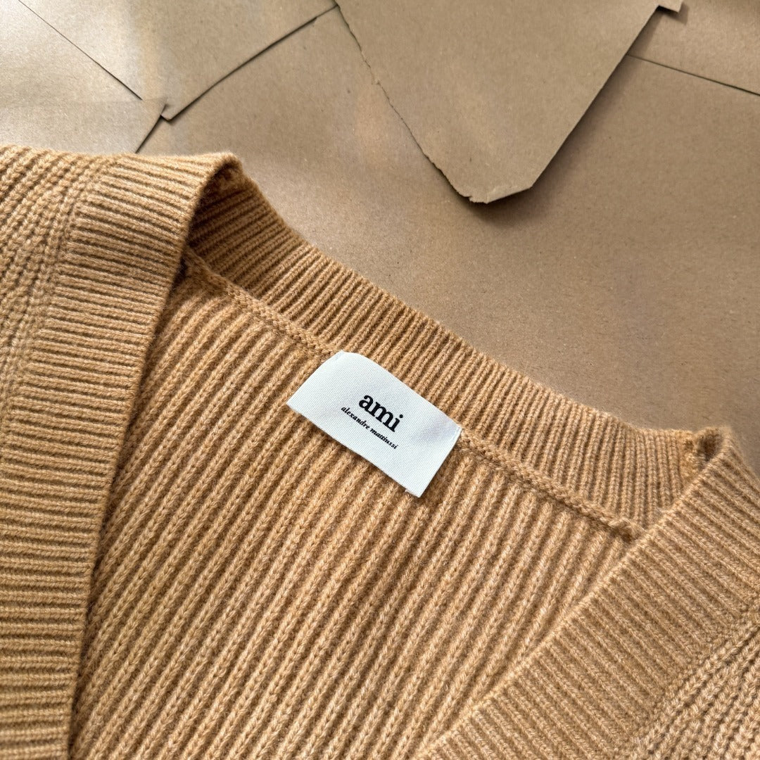 [New] Ami Wool College Sweater