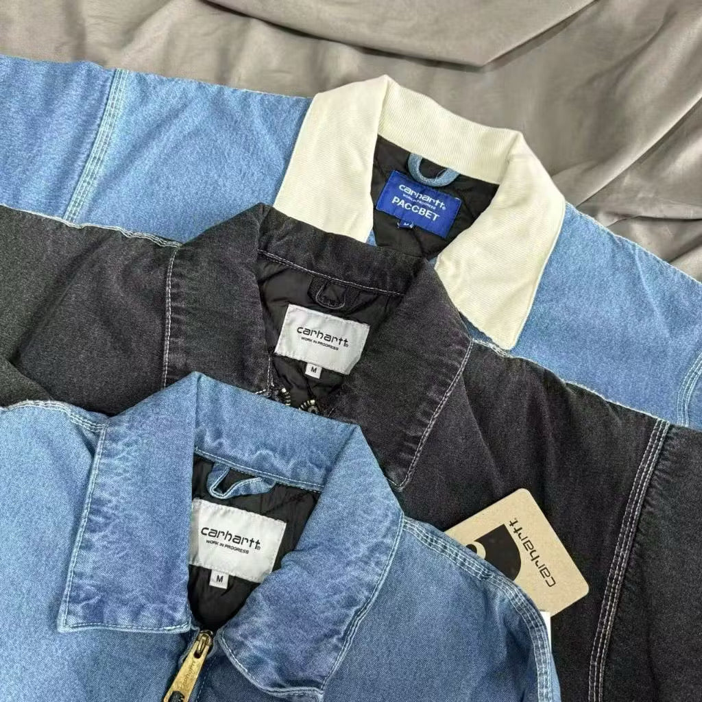 [New] Carhartt Detroit Zip Up Denim  Jacket