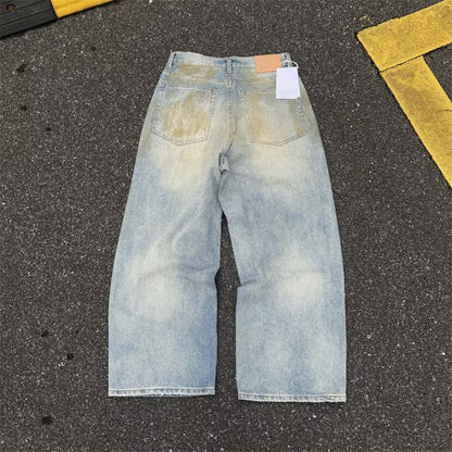 [New] Acne Studios Dirty Wash Wide Jeans