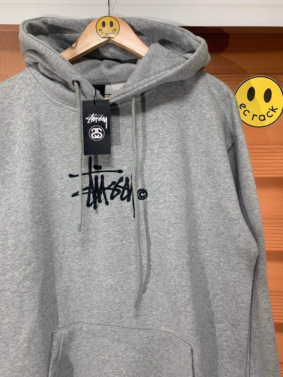 Stus/sy Embroidered Logo Hoodie