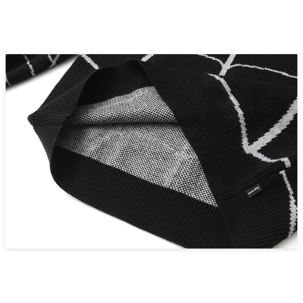 [New] Supreme Vanson SpiderMan Knitted Sweater