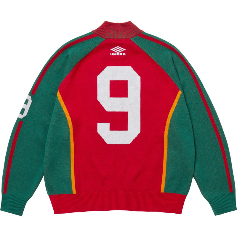 [New] Supreme x Umbro Knit Zip Up Sweater