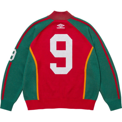 [New] Supreme x Umbro Knit Zip Up Sweater
