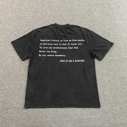 [New] Fear of God x Barriers Tee (Black)