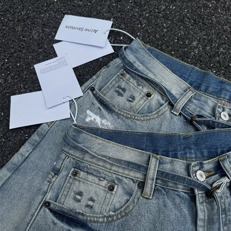 [New] Acne Studios Wide Denim Shorts