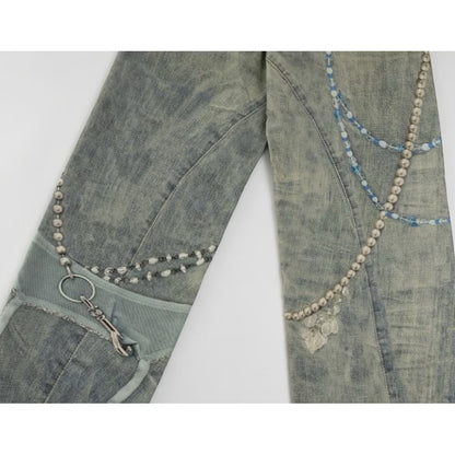 [New] Acne Studios 3D Print Wide Jeans