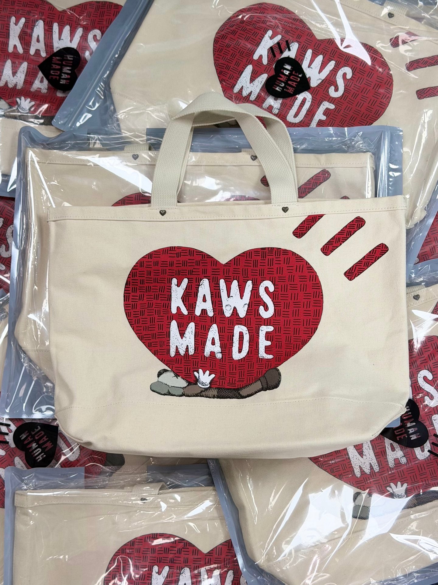 [New] Human Made x Kaws Tote Bag