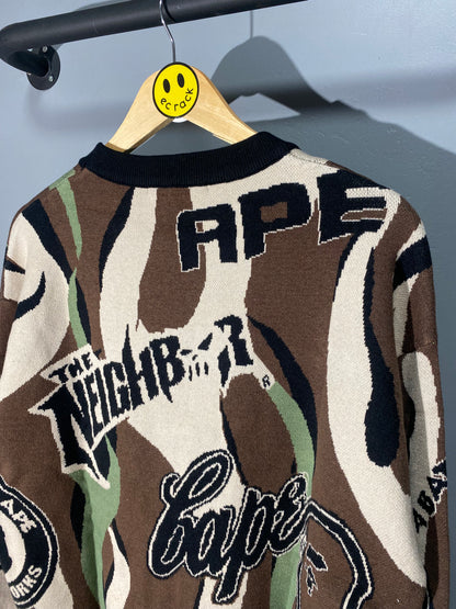 Bape X Neighborhood Knitted Sweatshirt