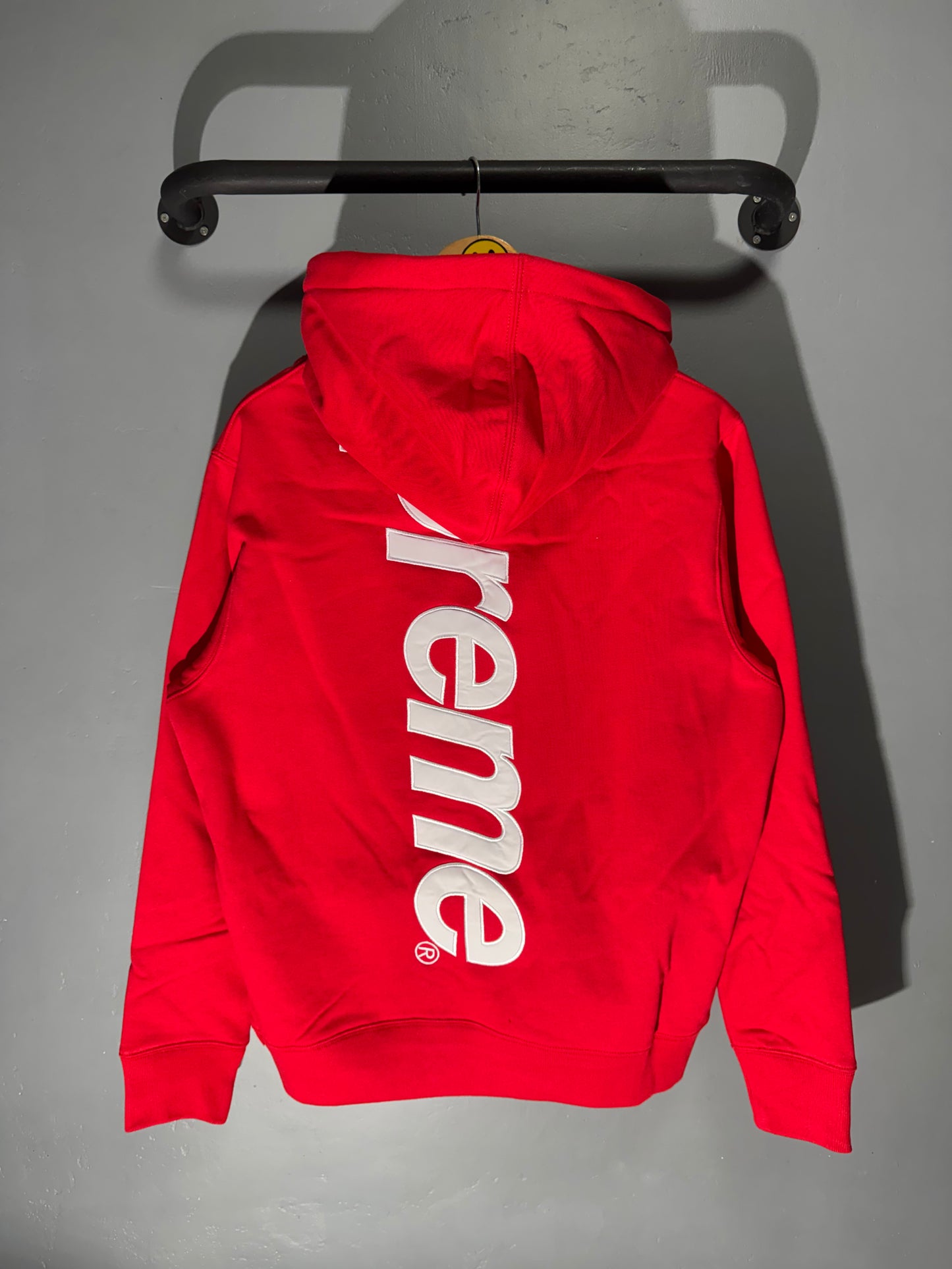 [New] Supreme Back Print Logo Hoodie
