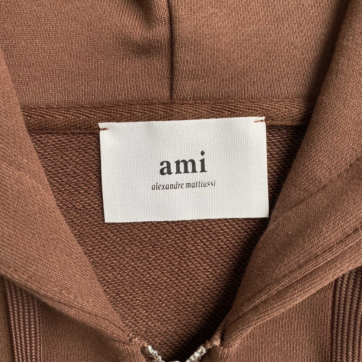 [New] Ami Mini Logo Zip Up Hoodie