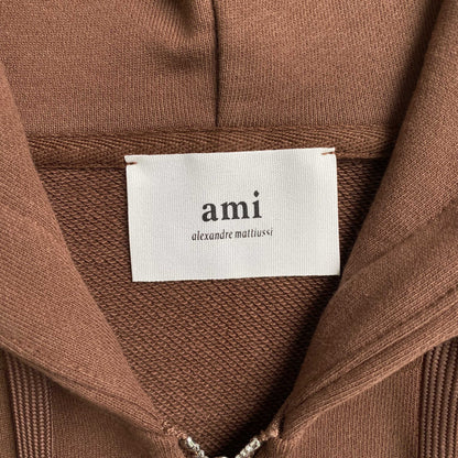 [New] Ami Mini Logo Zip Up Hoodie