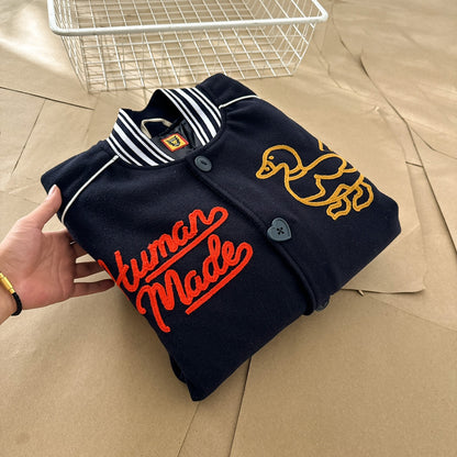 [New] Human Made 'Duck' Wool Varsity Jacket