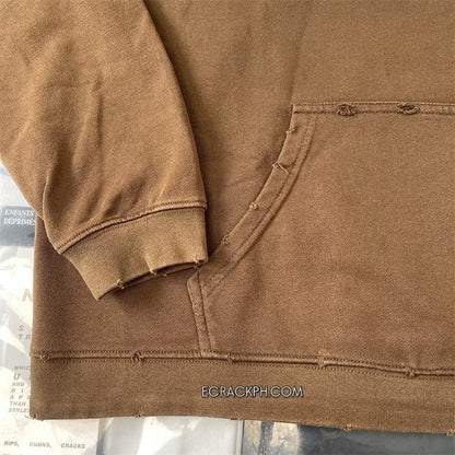 [New] Enfants Riches Deprimes Distressed  ‘Louise’ Hoodie