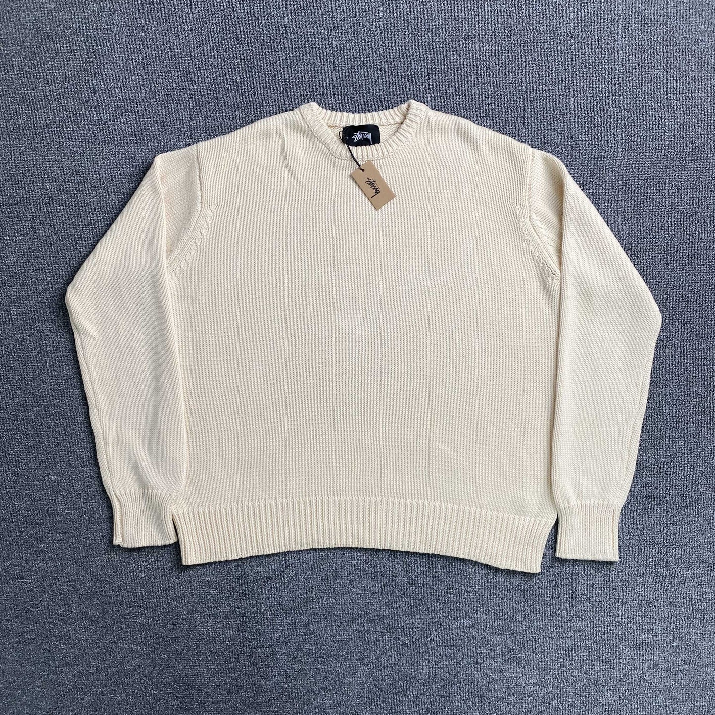 [New] Stussy 'Surfboard' Knit Sweatshirt